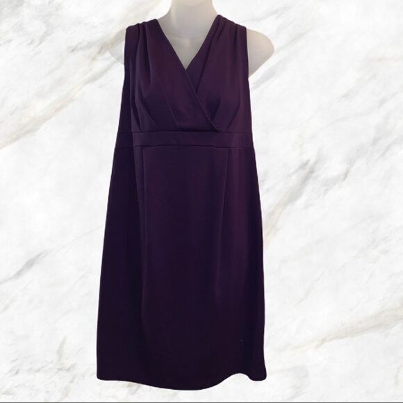 Liz Lange Maternity Sleeveless V-Neck Dress‎ - Picture 1 of 5